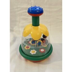 Vintage Chicco, Daisy Ladybug Spinning Top.
